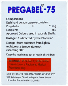 Pregabel 75 Capsule 10 Pregabel 75 Capsule 10