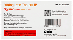 Vysov 50mg Tablet 15 Vysov 50mg Tablet 15