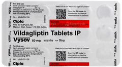 Vysov 50mg Tablet 15 Vysov 50mg Tablet 15