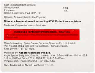 Glimer 1 Tablet 15