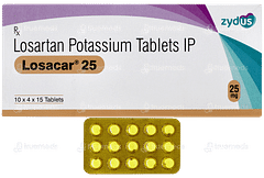Losacar 25 Tablet 15