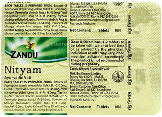 Zandu Nityam Tablet 10