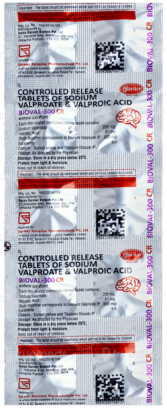 Bioval 300 Cr Tablet 10 Bioval 300 Cr Tablet 10