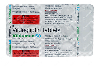 Vildamac 50 Tablet 15