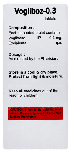 Vogliboz 0.3 Tablet 10 Vogliboz 0.3 Tablet 10