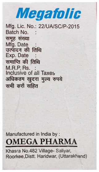 Megafolic Tablet 10