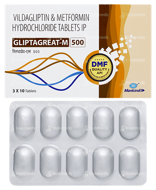 Gliptagreat M 500 Tablet 10