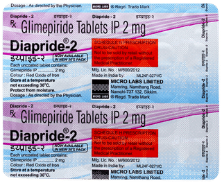 Diapride 2 Tablet 30