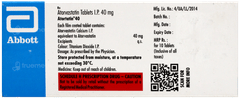 Atortatin 40 Tablet 10 Atortatin 40 Tablet 10
