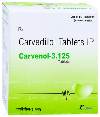 Carvenol 3.125 Tablet 10