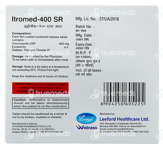 Itromed Sr 400 MG Tablet 4