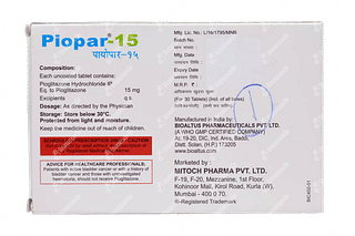 Piopar 15 Tablet 15