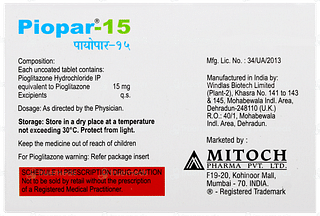 Piopar 15 Tablet 15