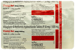 Vidalip Met 50mg/1000mg Tablet 15