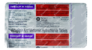 Torglip M 50/500 MG Tablet 10