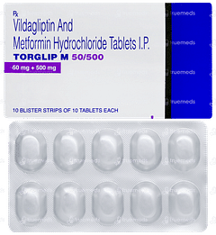Torglip M 50/500 Tablet 10