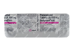 Doliprane 650 MG Tablet 10