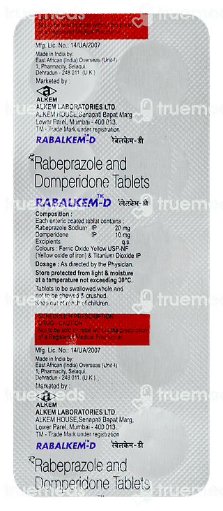 Rabalkem D 10/20 MG Tablet 10