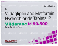 Vildamac M 50/500 Tablet 15 Vildamac M 50/500 Tablet 15