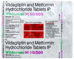 Vildamac M 50/500 Tablet 15 Vildamac M 50/500 Tablet 15