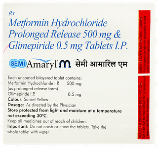 Semi Amaryl M Tablet 10