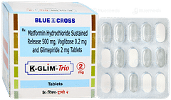 K Glim Trio 2mg Tablet 15