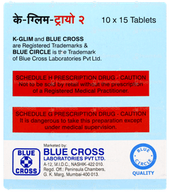 K Glim Trio 2mg Tablet 15 K Glim Trio 2mg Tablet 15
