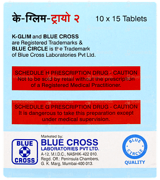 K Glim Trio 2mg Tablet 15