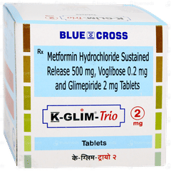 K Glim Trio 2mg Tablet 15 K Glim Trio 2mg Tablet 15