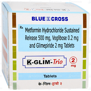 K Glim Trio 2mg Tablet 15