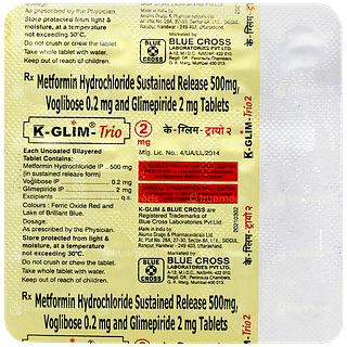 K Glim Trio 2mg Tablet 15