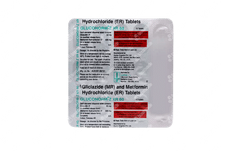 Gluconorm Zxr 60 MG Tablet 15