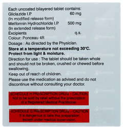 Gluconorm Z Xr 60 Tablet 15 Gluconorm Z Xr 60 Tablet 15