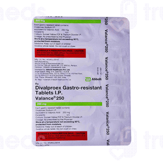 Valance 250 Tablet 15