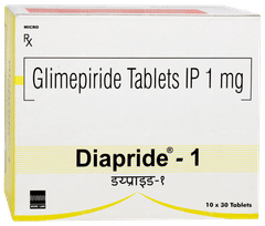 Diapride 1 Tablet 30