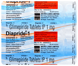 Diapride 1 Tablet 30