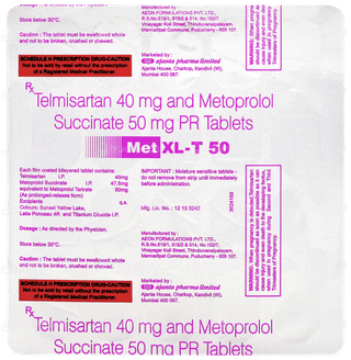 Met Xl T 50 Tablet 20