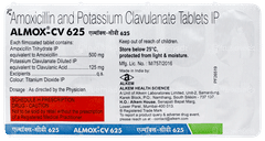 Almox Cv 625 Tablet 10 Almox Cv 625 Tablet 10