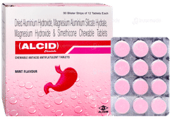 Alcid Mint Flavour Chewable Tablet 12 Alcid Mint Flavour Chewable Tablet 12