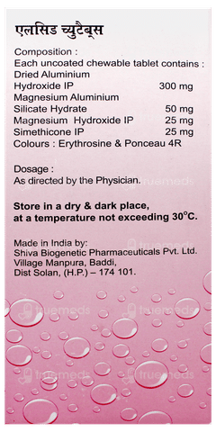 Alcid Mint Flavour Chewable Tablet 12