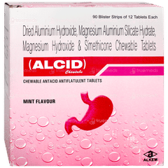 Alcid Mint Flavour Chewable Tablet 12