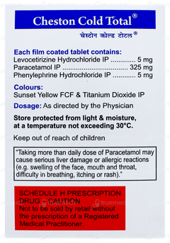 Cheston Cold Total Tablet 10 Cheston Cold Total Tablet 10