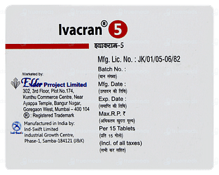 Ivacran 5 Tablet 15