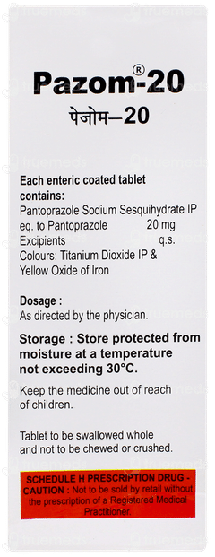 Pazom 20 Tablet 10