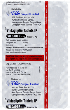Vildader 50mg Tablet 15 Vildader 50mg Tablet 15
