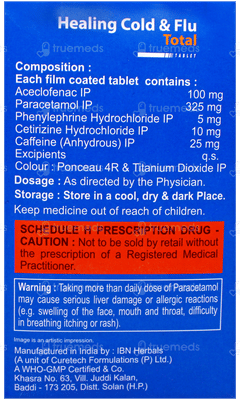 Healing Cold & Flu Total Tablet 10