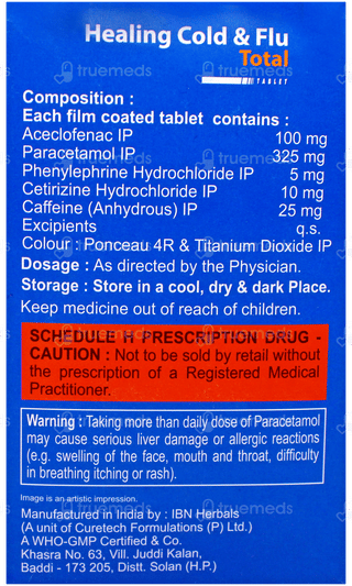 Healing Cold & Flu Total Tablet 10