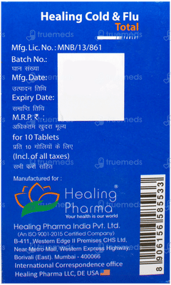 Healing Cold & Flu Total Tablet 10