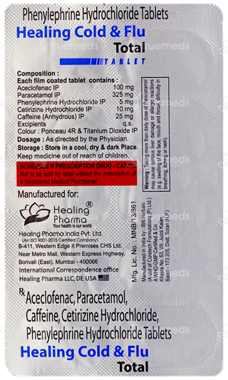Healing Cold & Flu Total Tablet 10