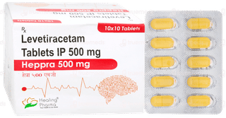 Heppra 500mg Tablet 10